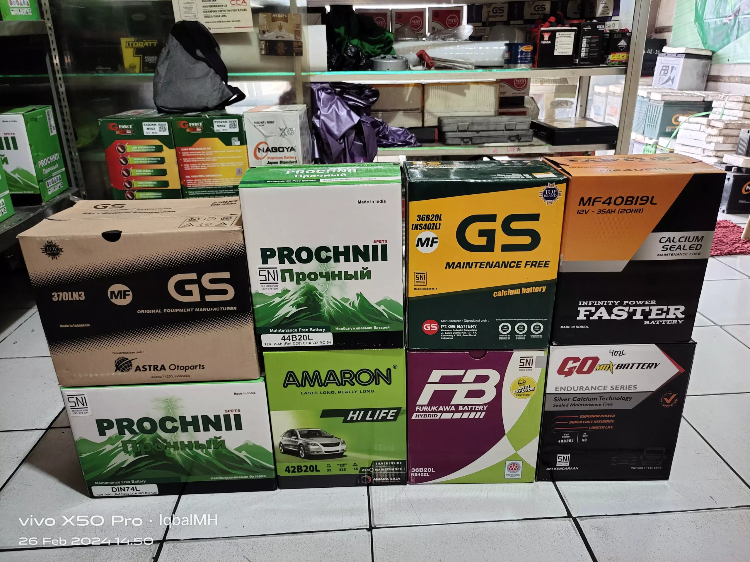 beragam merk aki